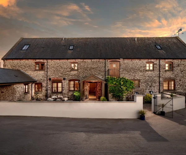 Trevase Granary at dusk